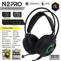 ⭐หูฟังเกมมิ่ง NUBWO N2PRO GAMING HEADSET 7 Color LED