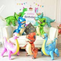 【HOT】❐☁ Large Walking Foil Balloons Jungle Boys Birthday Jurassic Kids New Year 2021