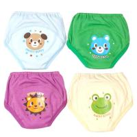 4 PCS/Lot Potty Training Pants Baby Learning Underwear Nappies for Toddler Boy Girl Panties Reusable Washable Cotton Diapers Cloth Diapers