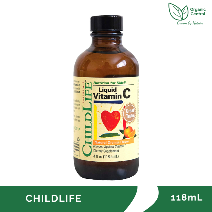 ChildLife Essentials Liquid Vitamin C Natural Orange Flavor 118.5 mL