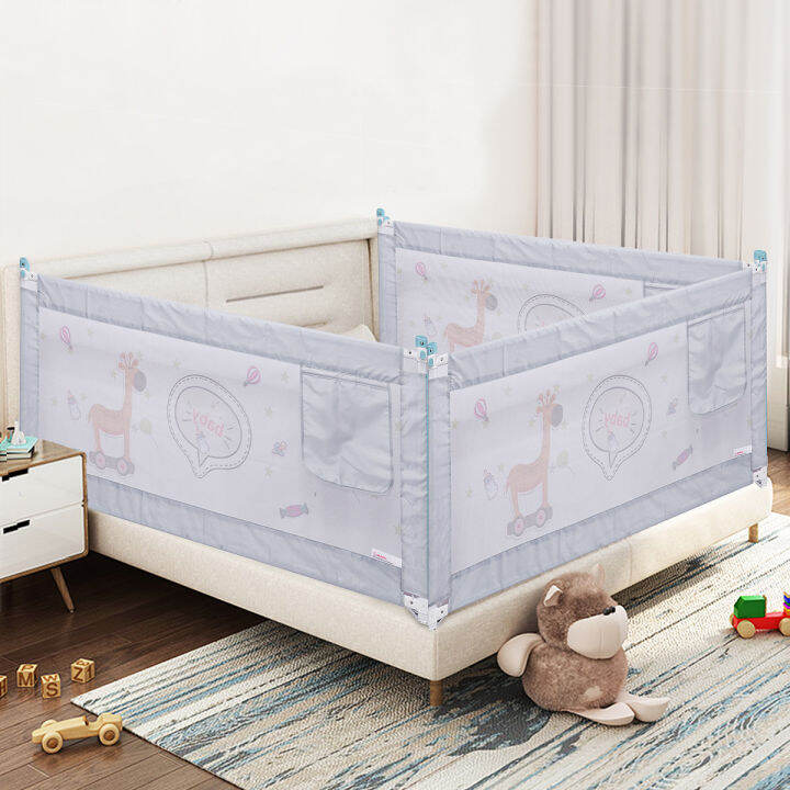 Guard Rail 1.5M/1.8M/2M Kid Child Bedguard Bed Rail Toddler Safety Folding Sleep Lazada