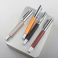 High Quality wood and Metal Roller Ballpoint Pen Office Businessman Signature Writing Pen Gift