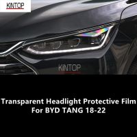 For BYD TANG 18-22 TPU Transparent Headlight Protective Film  Headlight Protection Film Modification Bumper Stickers  Decals  Magnets