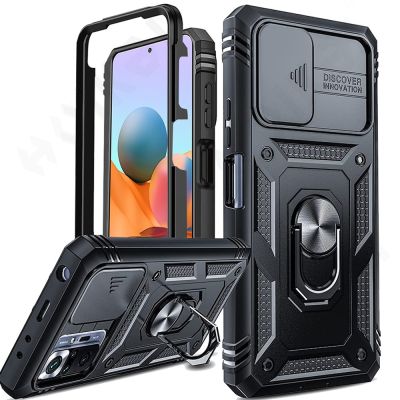 Case For Xiaomi Redmi Note 10 Pro 10 4G X3 Pro 9C Heavy Duty with Camera 360 Degree Rotate Kickstand Shockproof Cover