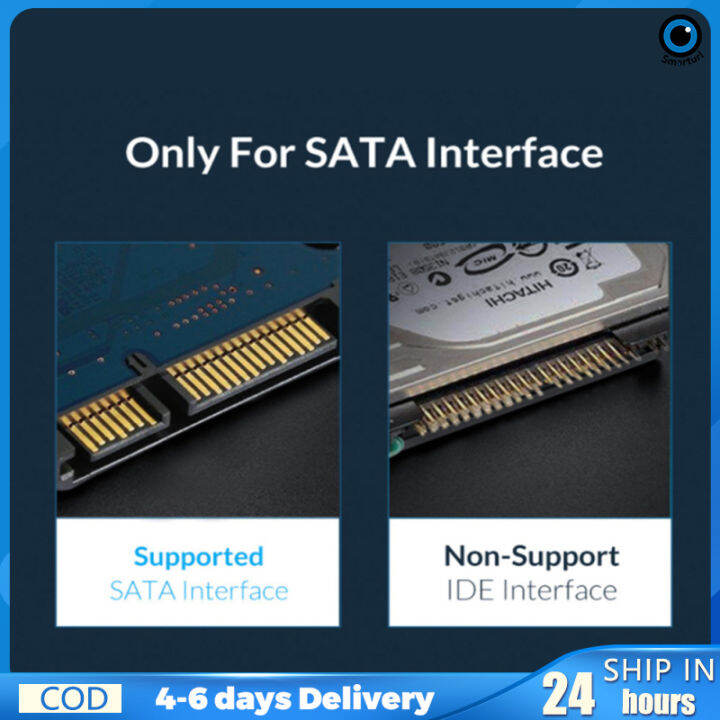 ตู้ฮาร์ดไดรฟ์เสริม2-5นิ้ว3-0-usb-5gbps-อะแดปเตอร์กล่องฮาร์ดดิสก์ปราศจากเครื่องมือพกพาใช้ได้กับอะแดปเตอร์-hdd-ssd