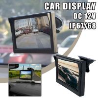 【CW】 Car 4.3 Inch Tft Lcd Digital Display Rearview Reverse Parking Led Video S E5w6