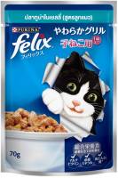 Felix KITTEN Tuna in jelly ปลาทูน่าในเยลลี่สูตรลูกแมว 70g. 12 ซอง