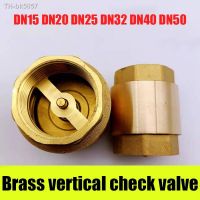 ❀❂♝ NPT Brass Check Valve Female Thread In-Line Spring for Water Control 1/2 quot; 3/4 quot; 1 quot; 2 quot; 1-1/2 quot; 1-3/4 quot; DN15 DN20 DN25 DN32 DN40 DN50