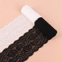 [HOT!] 2 Yards 10cm Super Wide White/Black Pierced Lace Fabric Trim Ribbons DIY Sewing Garment Wedding Decoration Accessories Supplies