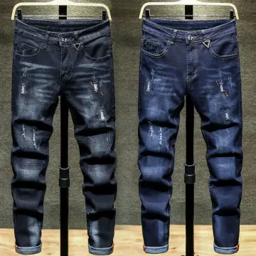 Korean Style Pants Men, Men's Stretch Jeans, Men's Jeans Pants