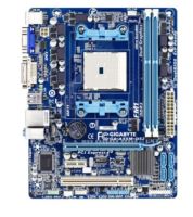 เมนบอร์ด GIGABYTE GA-A55M-DS2 ASUS F1A55-M LX3; Onboard Graphics. Integrated Graphics  FM1 AMD A55 DDR3 มี VGA  ออนบอร์ด สินค้าสภาพสวย มีฝาหลัง พร้อมใช้