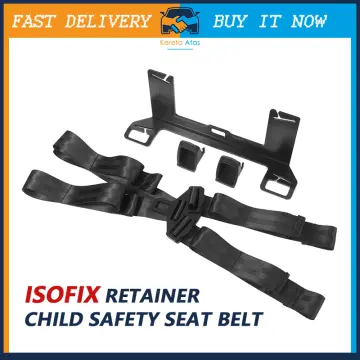 For ISOFIX Connector Interfaces Bracket Seat Belt Buckle Bracket Seat Latch  Guide Retainer For Child Safety Seat