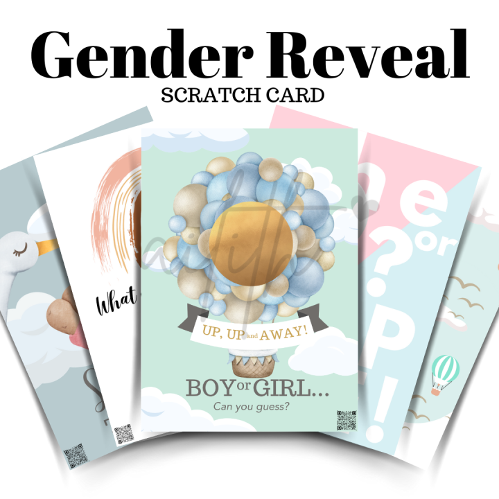 Gender Reveal Scratch Card Game Lazada Ph 