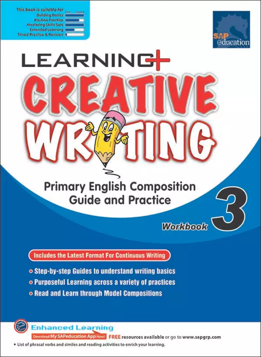 แบบฝึกหัดการเขียนเรียงความ Learning+ Creative Writing Workbook 3 ...