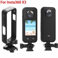 สำหรับ Insta360 X3เคสกรอบอลูมิเนียมกล้องเคสพลาสติกแข็งกันกระแทกกล้องแอคชั่นแคมเมราอุปกรณ์เสริมสำหรับ Insta 360 X3