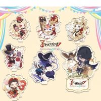 6CM Anime Identity Ⅴ Figure Joseph Desaulniers Seer Grave Keeper Cosplay Acrylic Keychains Cute Cartoon Bag Pendant Fans Gifts