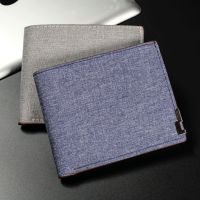 2023 New Denim Wallet Men Ladies Multifunctional Simple Foldable Wallet Picture Coin Purse  Money Credit Card ID Card Holder Bag Wallets