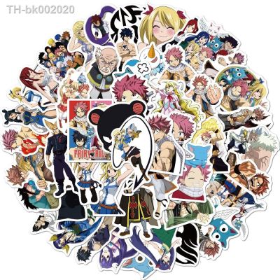 ✻☂۩ 50Pcs Fairy Tail Anime Small Waterproof Stickers for Notebook Waterbottle Skateboard