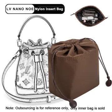 NEW Premium Canvas Noe Bag Organizer oval Shape / Nano Noe 