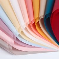 【YF】☸✵  20pcs Plastic OPP Packing Wrapping Paper Colors Matte Papers Gifts Florist Material transluce 60x60cm