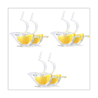 Lemon Squeezer,Lemon Juicer, Acrylic Lemon Manual Juicer Squeezer, Bird Lemon Squeezer (6 Pcs)