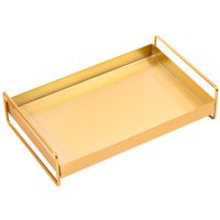 Nordic Metal Storage Tray Fruit Plate Jewelry Display Dish Food Trays Makeup Organizer Flower Pot Holder Home Decor