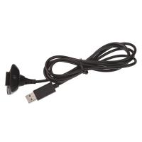 CONISTON สายตัวควบคุมเกมไร้สายสายชาร์จเล่นสำหรับ Xbox 360,ของขวัญเครื่องชาร์จ USB เล่นอะแดปเตอร์ทนทานสีดำที่เชื่อถือได้