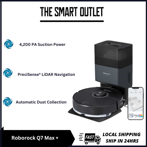 Roborock Q7 Max+ Robot Vacuum and Mop with AutoEmpty Dock Pure Lazada