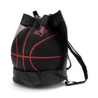 Portable Basketball Mesh Bag Outdoor Football Soccer Storage Volleyball Backpack Ball Fitness Training Bag