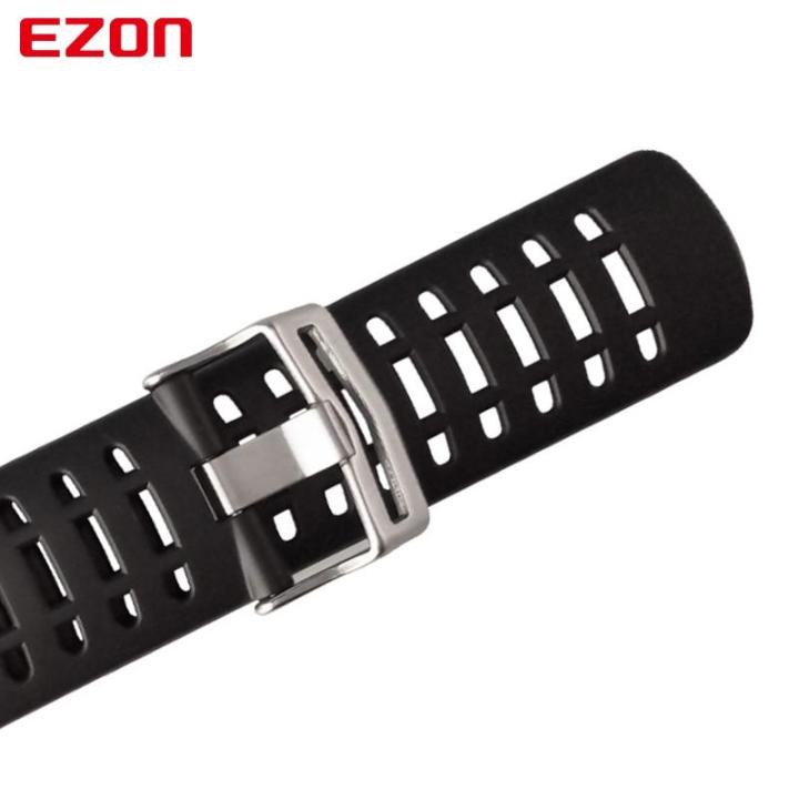 ezon-นาฬิกากีฬาสายยางรัดซิลิโคนเดิมสายนาฬิกาข้อมือสำหรับ-l008-t023-t029-t031-g2-g3-s2-h001-h009-t007-t037-carterfa-t043