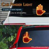 【hot】☋✱▦  Car with Road Rage Signs Middle Gesture Hand Lamp Sticker Panel Racing Window