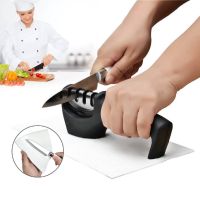 แท่นลับมีด ที่ลับมีด ที่ลับกรรไกร อุปกรณ์ลับของมี หินลับมีด 3in1 ลับได้คมมาก Knife Sharpene