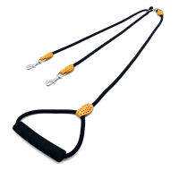 Nylon Double Dog Leashes 1.2M 2-in-1 Detachable Lead Foam Cotton Handle 1 Leash for 2 Small &amp; Medium Dogs Walking Leashs