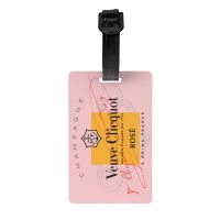 【DT】 hot  Veuve Luggage Tag for Suitcases Funny Beer Clicquot Baggage Tags Privacy Cover ID Label