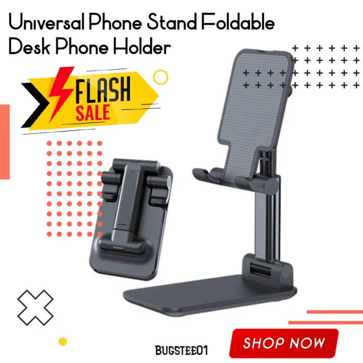 Universal Phone Stand Foldable Desk Phone Holder Telescopic Adjustable