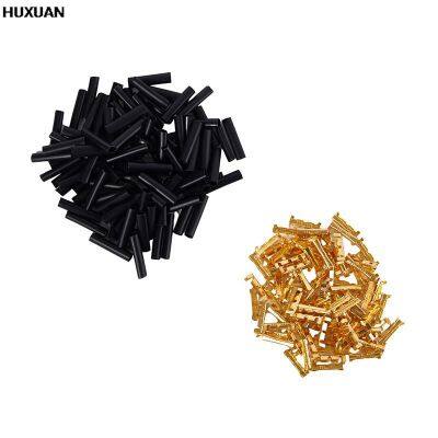 【CC】❖  200pcs 453 U-Terminal Lug Wire Butt Joint Cold Terminal Of Small With Shrinkable Tube 0.5-1.5mm2