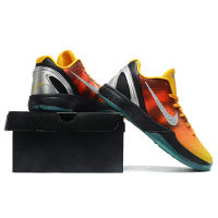 New HOT 【Original】 ΝΙΚΕ K0be 6 Sunset Orange Black Fashion Basketball Shoes Comfortable Sports Shoes