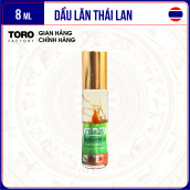 Chai 8ml Dầu lăn Thái Lan sâm thảo dược Green Herb Oil TORO FACTORY