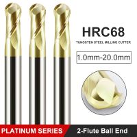 【hot】﹊♠▽  SHAZAM HRC68 Titanium Alloy BallEnd Cutter Tungsten Milling 2-Flute Spherical Carbide