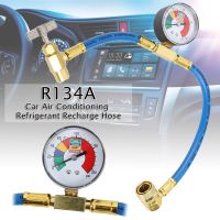 NEW R134A Car Air Conditioning Refrigerant 200PSI Recharge Measuring Hose Gas Gauge Auto Air Conditioning Accessories