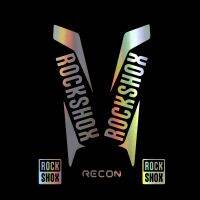 สติกเกอร์ย้อนยุคสำหรับ RockShox น่ารักผลิตภัณฑ์รถยนต์ PVC บุคลิกภาพครีมกันแดดและอุปกรณ์ตกแต่งรถมอเตอร์ไซด์กันน้ำ