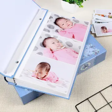 Art Photo Album Slip in Case with 100 Pockets 6 X 4 Inch - Family