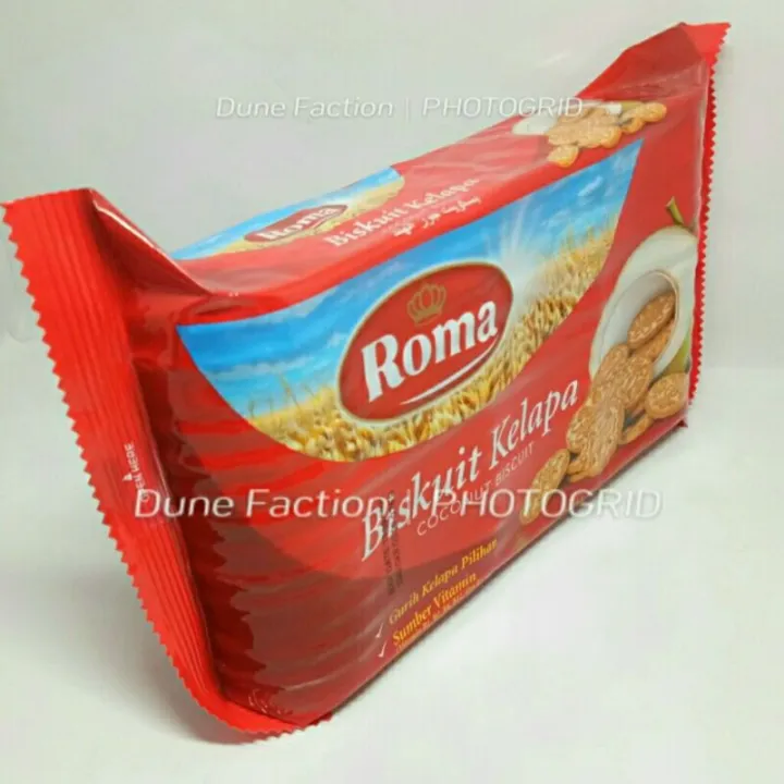 Roma Coconut Biscuit Biskuit Kelapa 300g Lazada