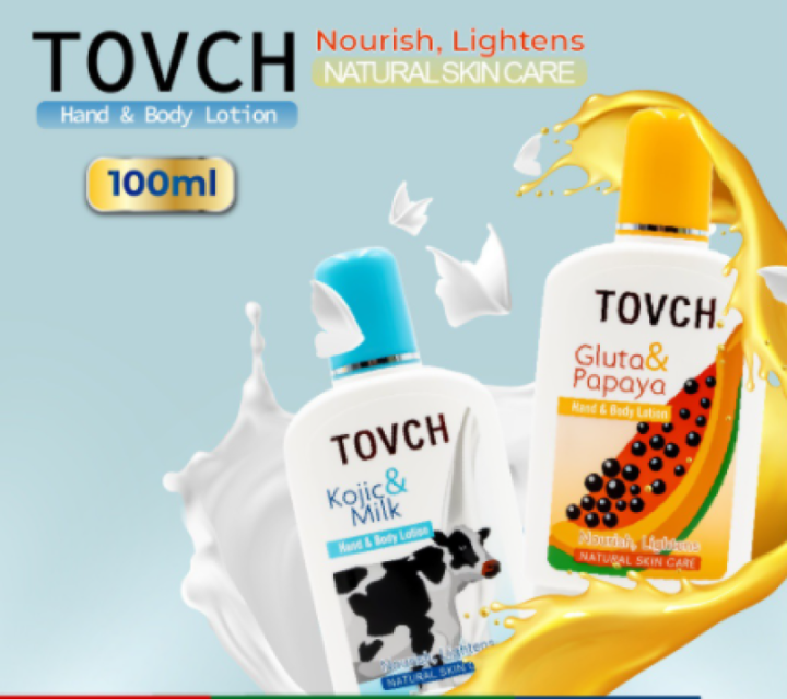 TOVCH kojic and Milk hand and Body Lotion Nourish, Lightens Natural Skin Care 100ml Lazada PH