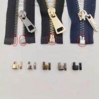 ☍✙ Wholesale DIY Craft Clothes Pants Sewing Metal 1-way Single Open Zipper DIY Repair Zipper Bottom Stopper Box Pin Accessories