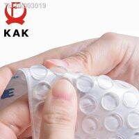 ❅✾ KAK 30-80 Grain Silicon Door Stops Pad Transparent Rubber Kitchen Cabinet Catches Self-Adhesive Damper Buffer Furniture Hardware