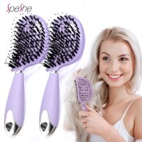 2pcs SPESHE Vented Detangler Hair Comb For Curly Stright Wet Dry Hair Brush Women Scalp Massage Hairbrush Hair Styling Tools