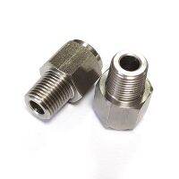 ‘；。【； Auto Parts Stainless Steel Oil Pressure Instrument Adapter Adapter Adapter 1/8NPT To M10x1.0