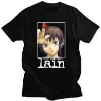 Anime Shirt Serial Experiments Lain Manga Graphic TShirt Comfortab Unsiex Short sleev Casual Tops Camisetas XS-6XL