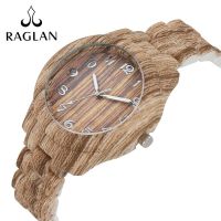 The same wood grain ladies watch simple temperament quartz watch male and female couple digital wood grain watch